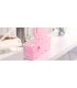 HD072 - Sweet Pink Jewelry Music Box with Cosmetic Mirror